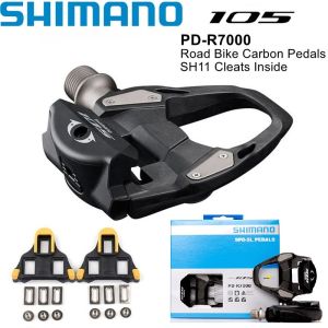 Shimano 105 เหยียบ SPD-SL PD-R7000 ถนน เหยียบจักรยาน เหยียบล็อค ตัวเอง