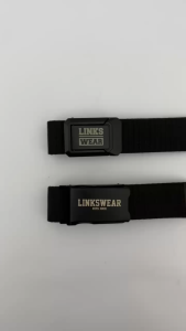 LINKSWEAR Ikat Pinggang Webbing Belt Pria Sabuk Kanvas Ikat Pinggang Sabuk Distro Original Black 06