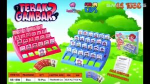 Mainan Anak Tebak Gambar Board Game WHO IS IT / Mainan Tebak Tebakan Gambar SS 1556