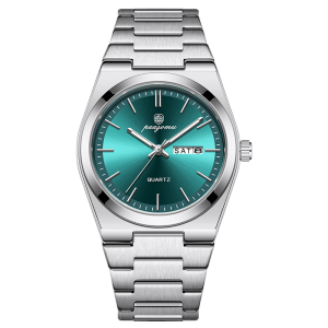 PAAZOMU Luxury Quartz Man Wristwatch Sport Men Watches Waterproof Luminous Date Week Stainless Steel Mens Watch Male Reloj