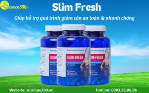 Slim Fresh - Viên uống giảm cân hàng đầu Hoa Kỳ hộp 90 viên
