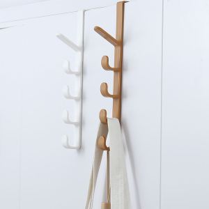 Innovative Door Back Clothes Hanger No Punching Needed Invisible Coat Hook for Backpacks Multi-Purpose Storage Organizer