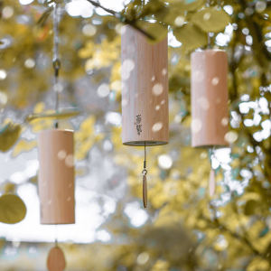 Season Series Bamboo Wind Chime 8 Tones Sound Healing Meditation Relaxing Emotions Unique Bamboo Chime for Garden Wind Chimes Lucky Charm 2026