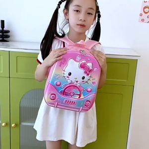 cartoon children Boy/Girl backpack cute eggshell animal backpack Cinnamorol/Kuromi/ Dinosaur/Astronaut kindergarten backpack