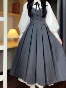 CAOZIMUYI | French Preppy Style New Early Autumn Dress