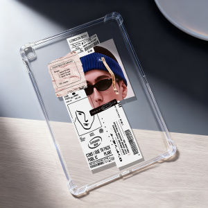 Ốp Lưng Máy Tính Bảng Trong Suốt Thời Trang Hình Mạng Nhện Spider-Man Dành Cho Samsung Galaxy Tab S9 S10 FE A9 A11 S7 S8 Plus - Vỏ Bảo Vệ Chống Sốc