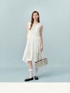 AIVEI | Summer New Lace Hollow Out Two-Piece Dress