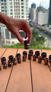 Total ลูกบ๊อกซ์ สั้น 6 เหลี่ยม 1/2 นิ้ว ขนาด 22 มม. รุ่น THTST12221 ( Hand Socket ) - ลูกบล็อก / ลูกบล็อค / ลูกบ๊อกซ์