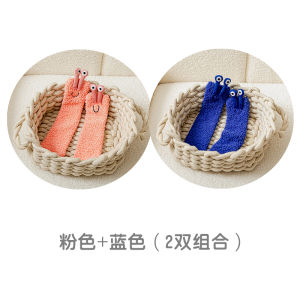 Thickened Coral Fleece Children Socks Sleepwear Mid-calf Warm Baby Floor Socks Parent-Child Socks Polyester Fiber Winter Kids