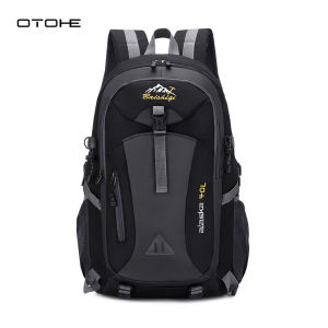 OTOHE กระเป๋าเป้สะพายหลังมัลติฟังก์ชั่ 40 L เดินทางกลางแจ้งกระเป๋าเดินทางกันน้ำผู้ชายตั้งแคมป์กระเป๋าเป้สะพายหลังขนาดใหญ่น้ำหนักเบากีฬากระเป๋าเป้สะพายหลังสบาย ๆ กระเป๋าสะพายหลังโรงเรียน