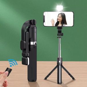FGCLSY New Tripod for Smartphone CameraStand with Bluetooth shutter and lightWireless Selfie Stick brackets with Phone Holder