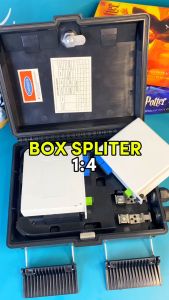 Box Passive Splitter FTTH SC UPC PLC BOX FO 1:4 Fiber Optik