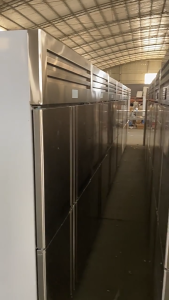 Commercial Four Door Refrigerator Stainless Steel Chiller Freezer | 4 Door Commercial Fridge Upright Refrigerator