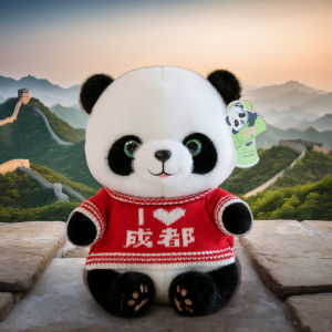 QIAOSHANG | Cute Panda Plush Toy