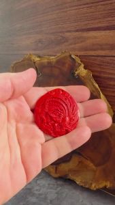 Cinnabar Fire Phoenix Zhuque Pendant Chinese Feng Shui Auspicious Charm Traditional Phoenix Necklace Pendant Sweater Chain Hanging Accessory - RRC