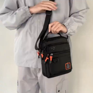 【Ready Stock】Waterproof Sling Bag Mens Messenger Bag Crossbody Shoulder Bags Casual Travel Bag Nylon