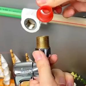 [5 PCS] Karet Untuk Drat Kran Tanpa Sealtape- Seal Rubber Sil Pemasangan Keran Air Lem Tape Sel Pasang