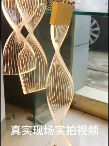 Duplex staircase light long pendant light loft apartment light luxury villa high-ceiling living room dining room light modern stairwell pendant light
