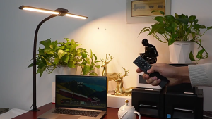 【SG】LED Table Lamp 24W Desk Lamp Study Lamp Dimmable Double Head Table Light For Study Gaming Work Eye protection