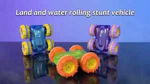 2.4G RC Stunt Car Multifunctional Multi-Mode Colorful Light Remote-Controll Amphibious Vehicle Radio Controlled Machine Kid Gift