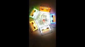 1 Pc - R/E VANGUARD 24V (13cm x 10cm) Waterproof LED Truck Side Marker Lamp Clearance Light for All Truck Trailer Elf Forward Tractor Jeep Bus etc.