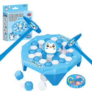 1pc Mini Ice Breaking Penguin Frog Trap Game Parent Child Interactive Party Board Game Children Desktop Toys Birthday Gifts