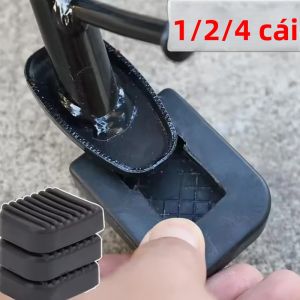Miếng Đệm Chân Chống Xe Máy Đế Mở Rộng Bằng Cao Su Hỗ Trợ Sửa Đổi Khung Xe Bộ 1/2/4 Chiếc Phụ Kiện Xe Máy