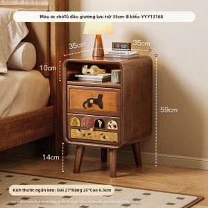 MR ART | Tủ Đựng Gần Giường Phong Cách Cổ Điển Pháp