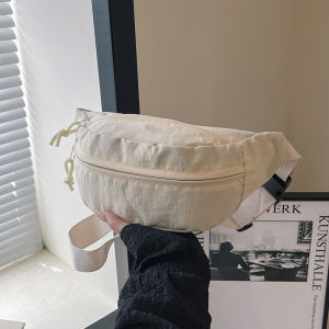 New Style Casual And Simple Crossbody Bag Plain Color Sports Waist Bag Single Shoulder Crossbody Bag For Both Men And Women