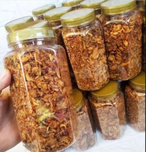 Bawang Goreng Renyah Asli Brebes  Kemasan Toples dan Baby fish