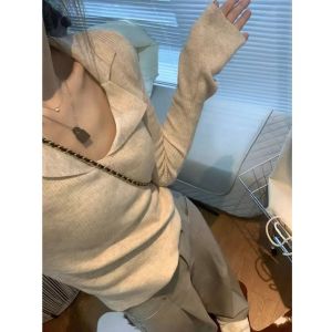 HUOLISI | French V-Neck Knitwear