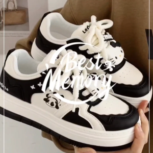 วิทยาเขตสไตล์ รองเท้าฮิตๆวัยรุ่น ไซส์ 36-44 ดีไซน์น่ารัก รองเท้าผ้าใบลำลอง รองเท้าผ้าใบผู้หญิงพื้นเตี้ย จัดส่งภายใน 24 ชั่วโมง