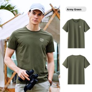 Jeep | Jeep Quick Dry Outdoor Round Neck Short Sleeve T-Shirt Mens Sporty Breathable Lightweight UV Protection Spring Summer New Arrival