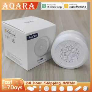 Aqara | Aqara M1S Hub Global Version ZigBee Wireless Smart Gateway For Alarm System Remote Monitor Control Work With HomeKit Mi home APP