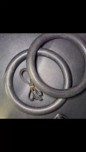 Vòng treo xà dây treo khóa kim loại tập dip với xà đơn gymnastic ring xà tay tập gym tập calisthenics nam nữ