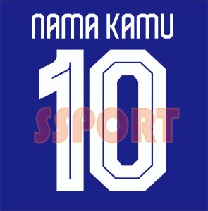 Sablon jersey sablon custom sablon setrika sanlon nama dan nomer punggung