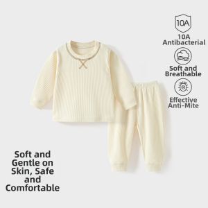 CAIYINGFANG | Warm Separable Baby Clothes Autumn Set
