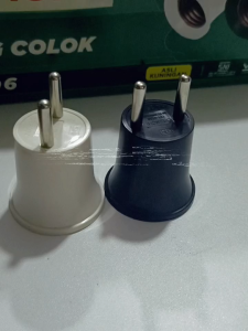 10 PCS Fitting Colok Orenchi OR-3106 Lampu E27 Hitam dan Putih Super Murah SNI