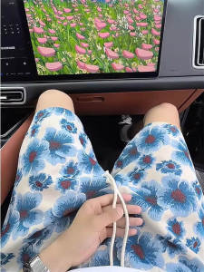 Quần Short Nam Mùa Hè Mỏng Họa Tiết Hoa Bãi Biển Quần Dài Năm Điểm Quần Dài Thường Ngày Thoáng Khí Thoải Mái