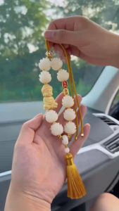 Khánh treo ô tô Mộc liên hoa sen bồ đề Phật Adida  Quan Âm phong thủy -Khánh phật treo xe ô tô treo xe ô tô phong thủy