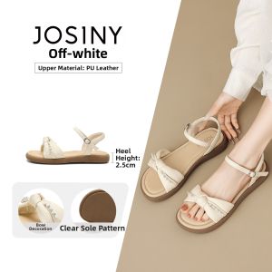 Josiny | New Soft Bottom Pearl Summer Casual Sandals