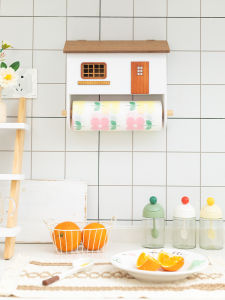 Aying Premium Kitchen Bathroom Toilet Paper Roll Holder Wall Mounted Storage Box Bag Organizer No Drilling Required