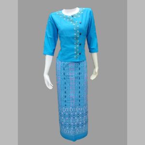 Nambing Shop ชุดพื้นเมือง ชุดผ้าฝ้าย งานปักมือ ชุดแบบชาวเหนือ ทรงเข้ารูป งานเย็บปราณีต