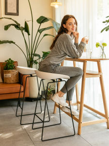 Modern Simple Style Bar Stool