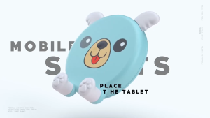 ขาตั้งลายการ์ตูน Folding desktop phone stand ขาตั้งมือถือ แท่นวางมือถือ ที่ตั้งโทรศัพท์ ไอแพด ขาตั้งน่ารัก