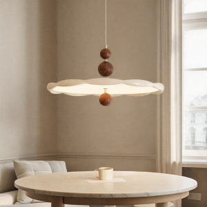 FANCY LAMP CLUB | Creamy Style Simple French Mid-century Modern Chandelier