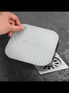 Thicken Silicone Deodorant Pad Bathroom Sewer Floor Drain Cover