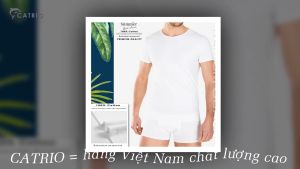 Mua 2 áo phông nam ngắn tay CATRIO để tặng bố tặng ông người trung tuổi cao tuổi với chất vải 100% cotton an toàn mặc ở nhà lót trong áo sơ mi rất phù hợp mùa hè nắng nóng này áo lót thun ngắn tay này là sản phẩm thiết yếu
