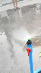 หัวรดน้ำด้านเดียว รูน้ำ5มิล สีเขียว เกลียวใน 1/2" (4หุน)  100ตัว