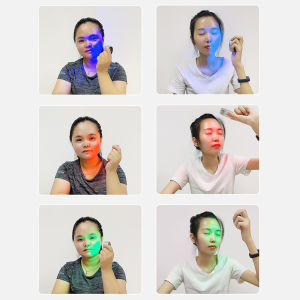 3 Colors 47 LED Light Therapy Device - Brighten Glowing Skin Deep Tissue Red Light Therapy Anti Acne Skin Repair Face Mask Skincare